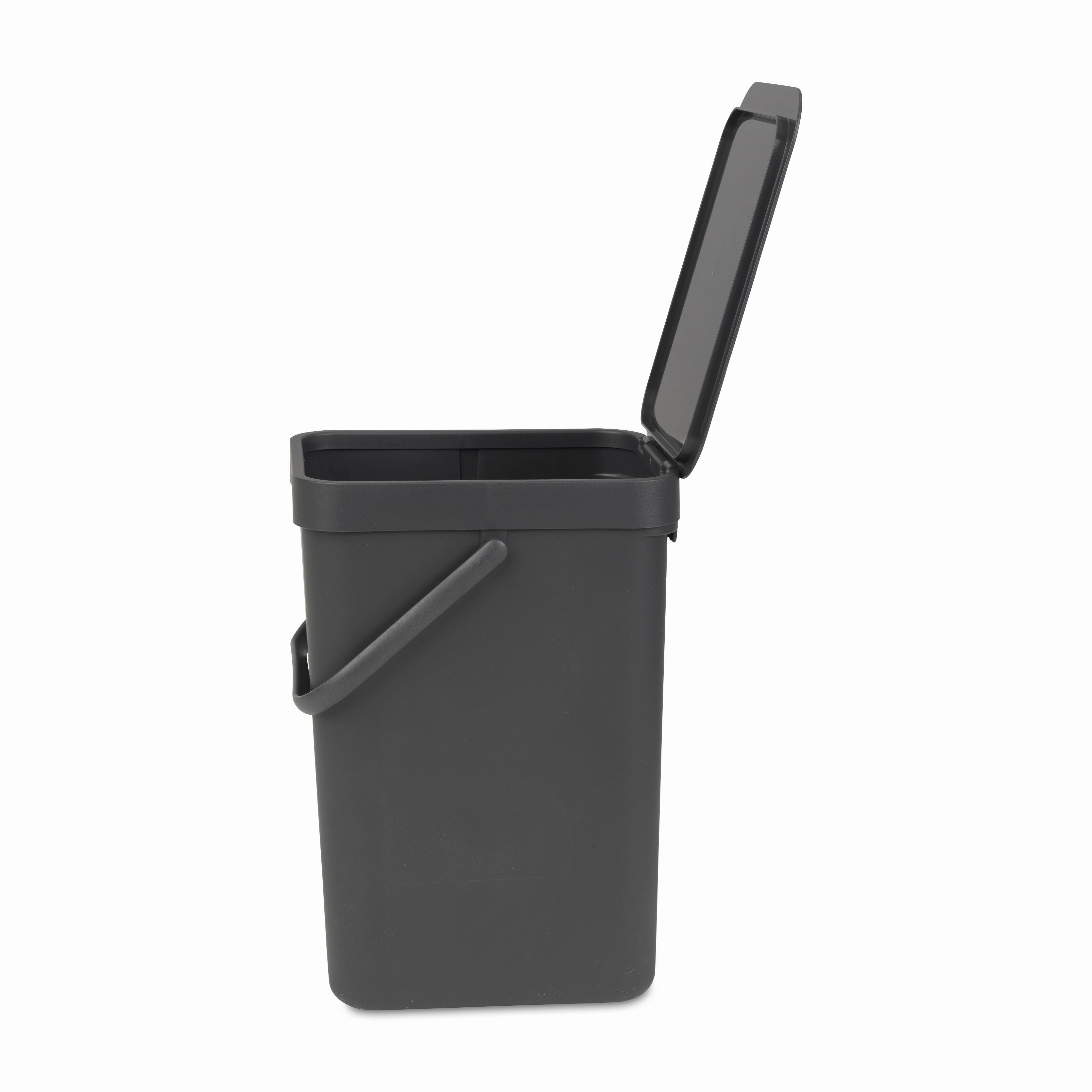 Brabantia Sort & Go Waste Bin In Grey 12L
