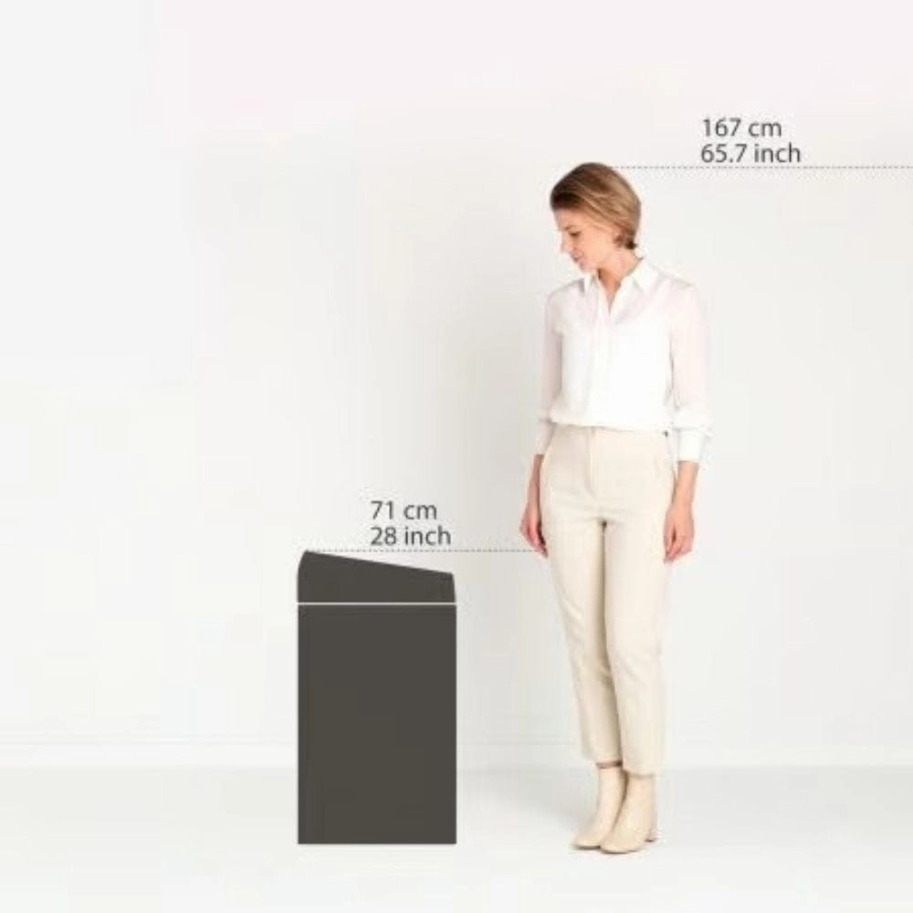 brabantia Touch Bin 60 litre In Brilliant Steel