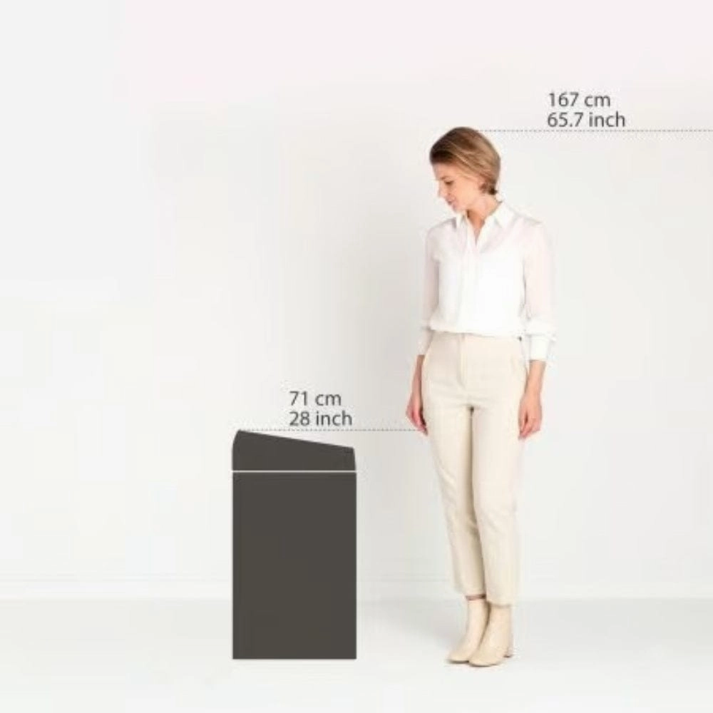brabantia Touch Bin 60 litre In Brilliant Steel