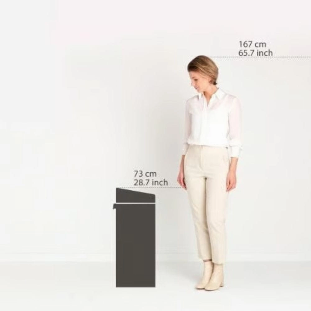 brabantia Touch Bin New 40Litre In Matt Steel
