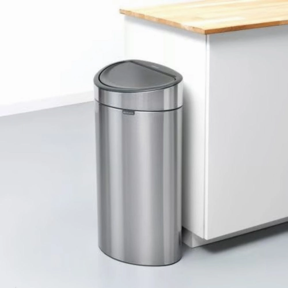 brabantia Touch Bin New 40Litre In Matt Steel