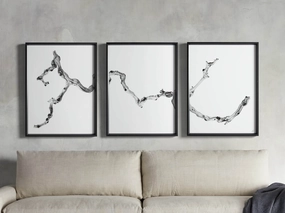 Branch Framed Print (Set of 3) Wall Art,canvas wall art set