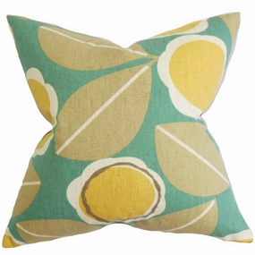 Brice Floral Euro Sham Blue pillowcases,cotton pillow covers,bed linen