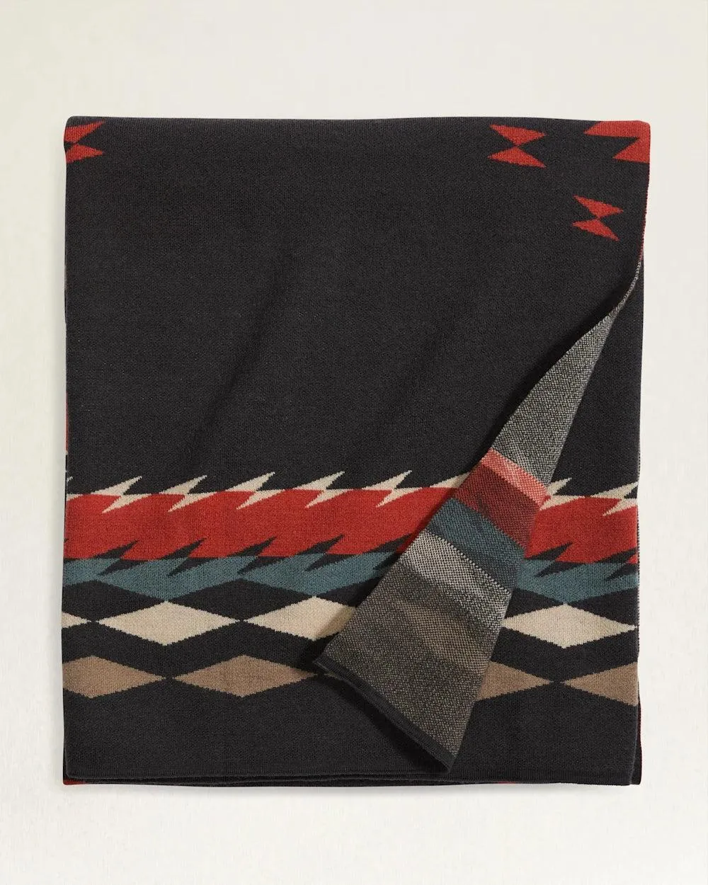Bridge Creek Knit Throw Blanket