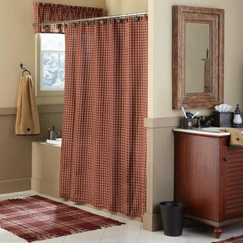 Bridgeton Wine Shower Curtain Lighting,Lamps Fixtures
