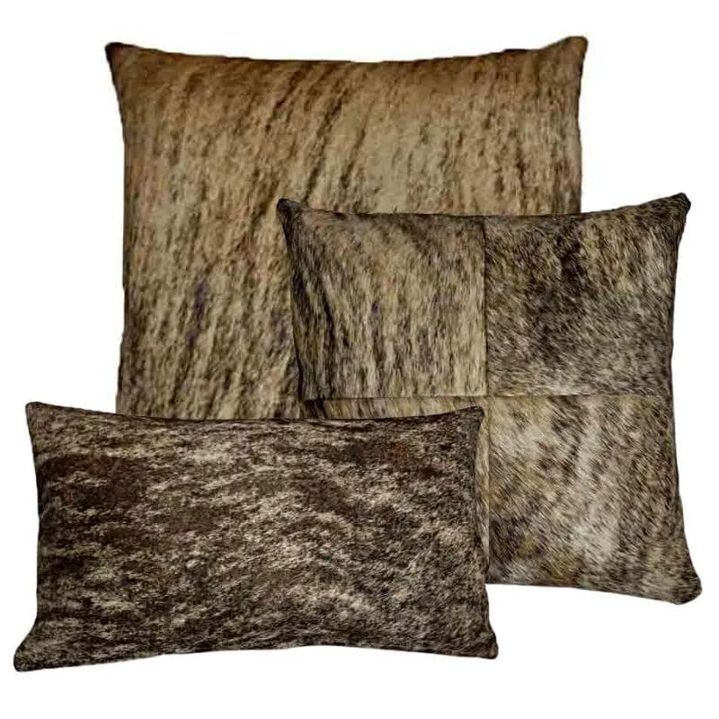 Brindle Birch Cowhide Throw Pillows storage cart, utility cart