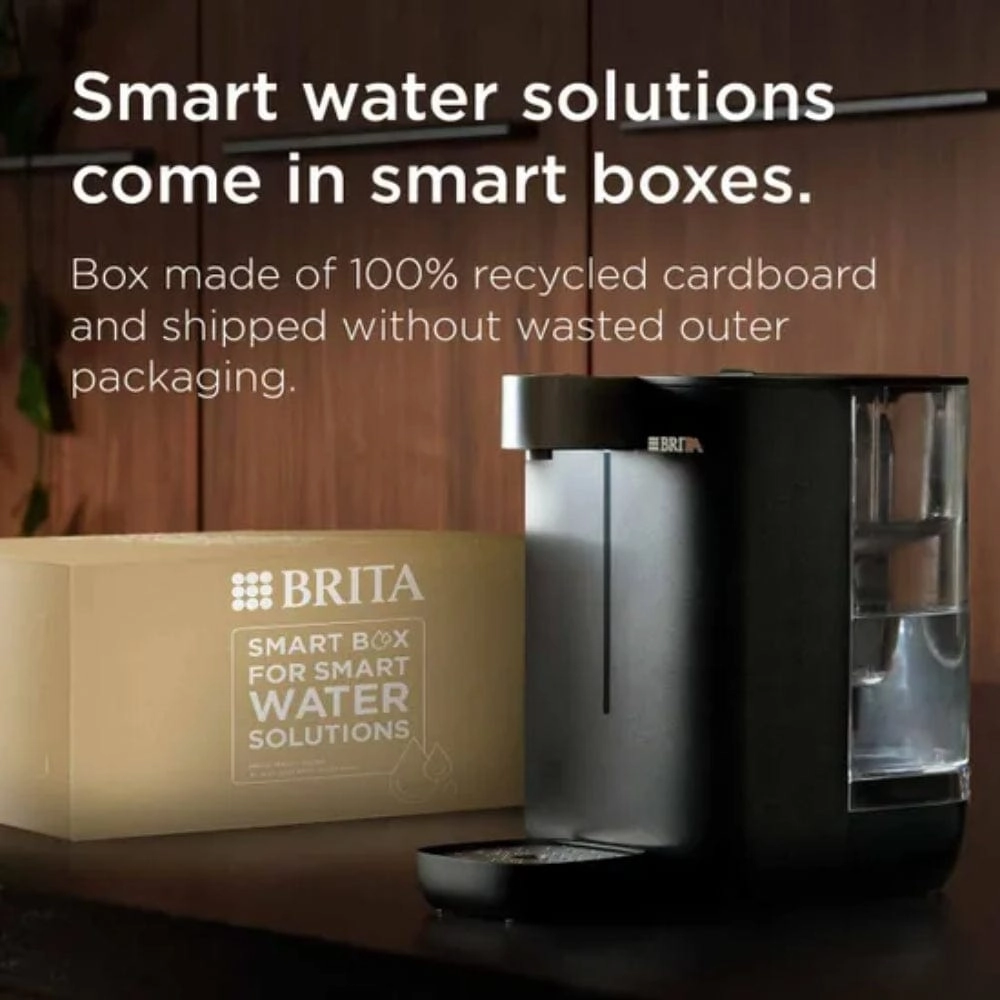 BRITA Cube Ambient & Hot Water Dispenser(4L) In Black