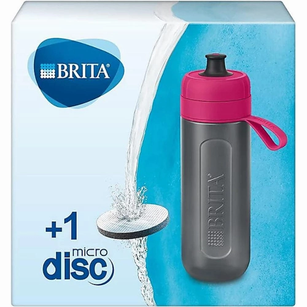 BRITA Fill & Go Filter Water Bottle 600ml In Pink Kitchen,modern kitchen essentials