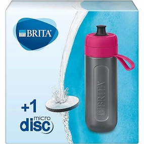 BRITA Fill & Go Filter Water Bottle 600ml In Pink Kitchen,modern kitchen essentials