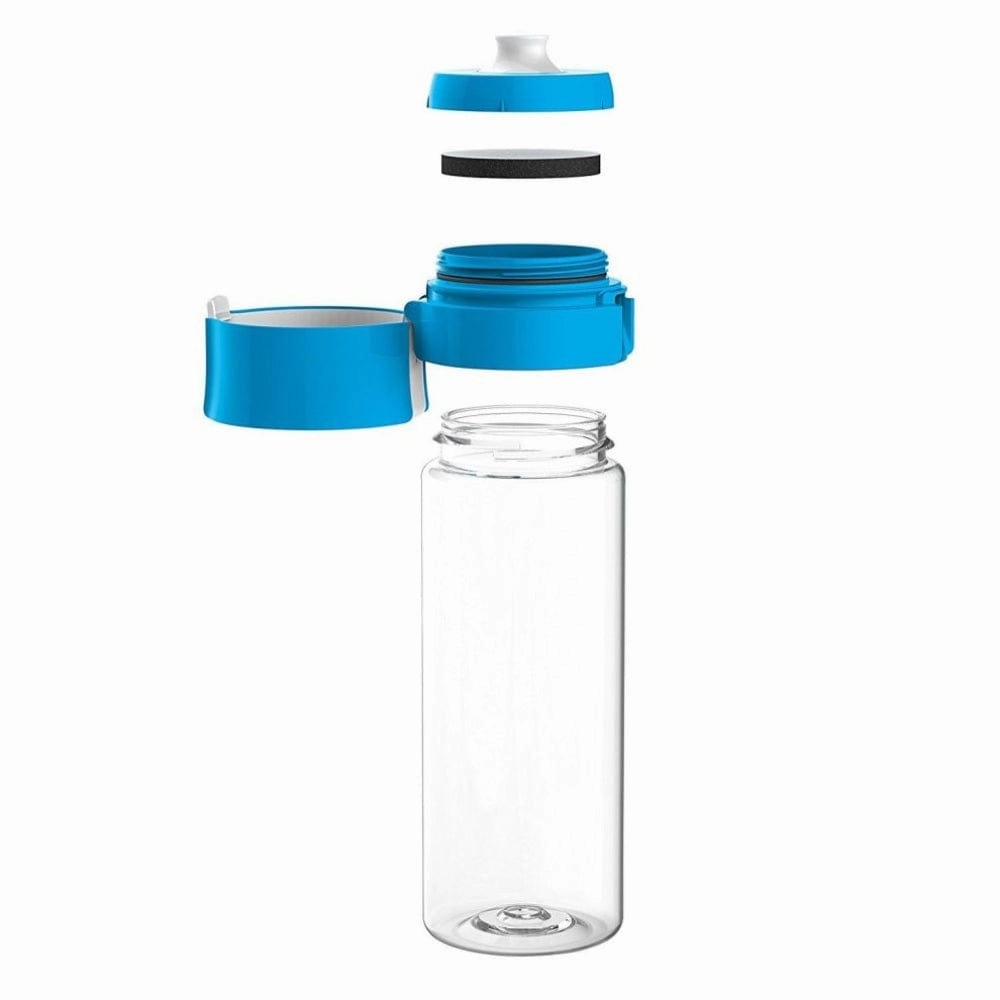 BRITA Fill&Go Vital Water Bottle & 1 Filter Water Filter Bottle In Blue