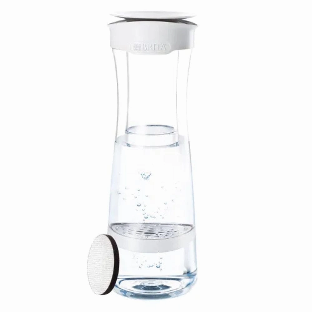 BRITA Fill & Serve Graphite Water Filter Carafe, Volume 1.3L/Funnel 0.5L In White Kitchen,modern kitchen essentials
