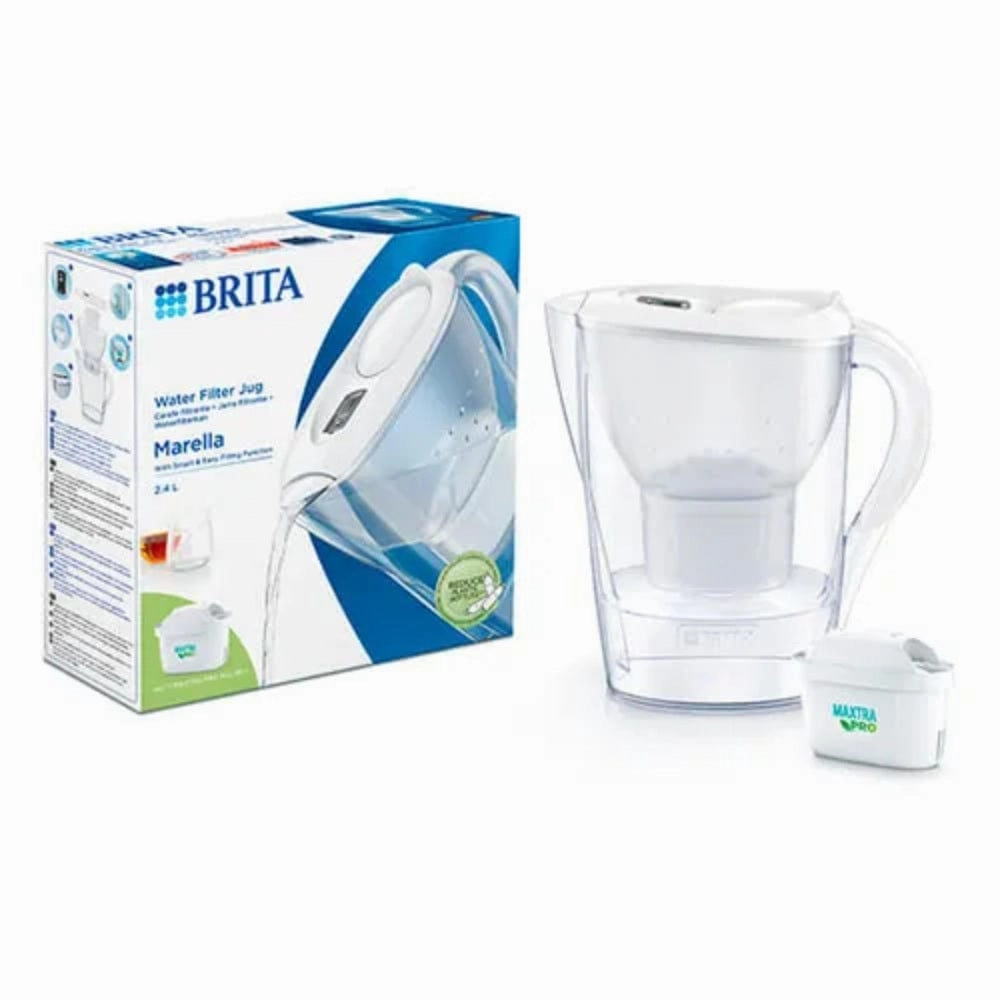 BRITA Marella Cool Water Filter Jug In White Kitchen,modern kitchen essentials
