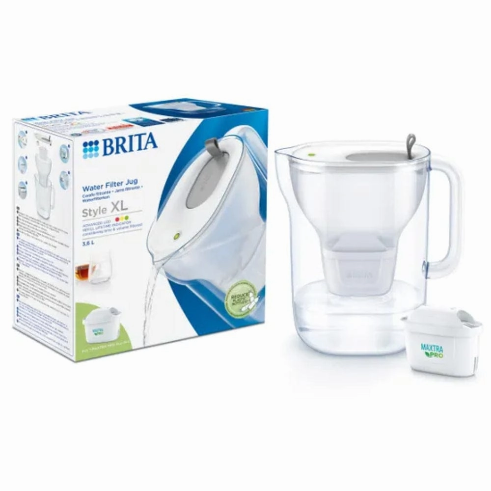 BRITA Style XL Water Filter Jug In Grey (3.6L)