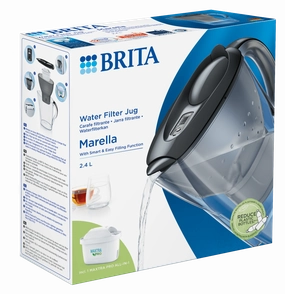BRITA Water Filter Jug Marella Cool Graphite 2.4L Kitchen,modern kitchen essentials