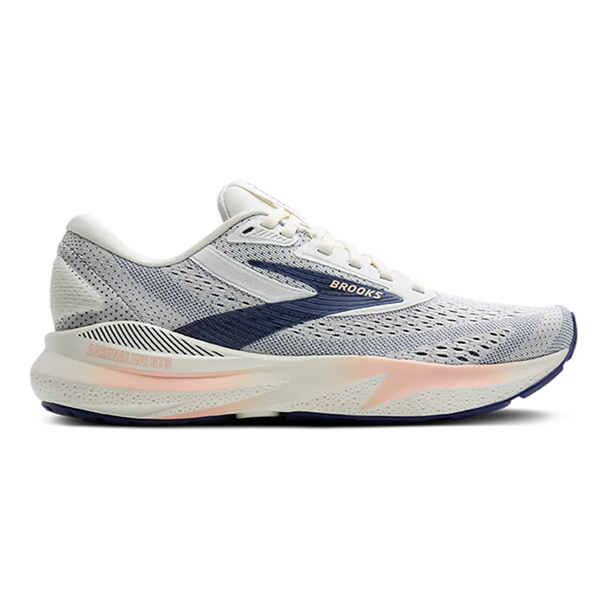 Brooks Adrenaline GTS 24 Grey - Blue Ribbon - Peach