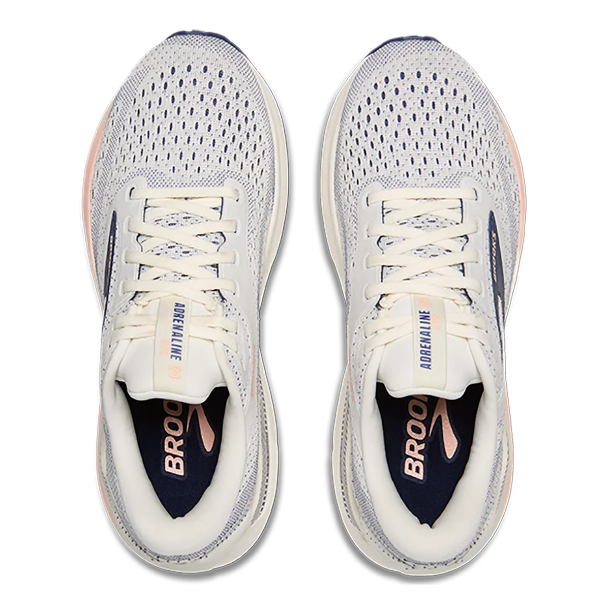 Brooks Adrenaline GTS 24 Grey - Blue Ribbon - Peach