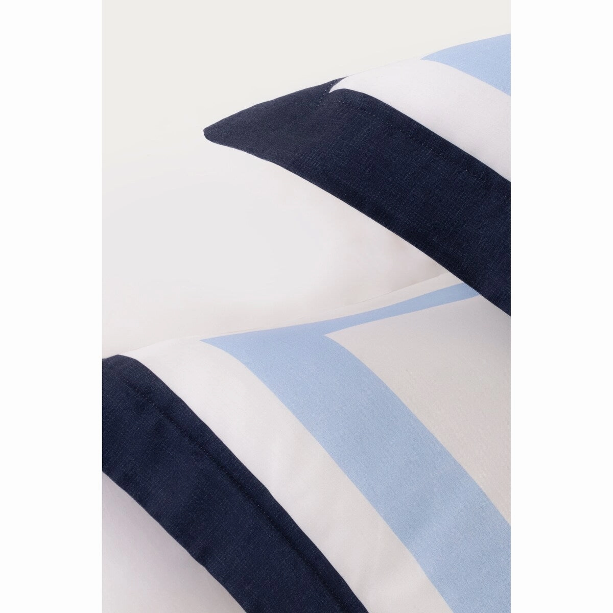 Brooks Brothers Double Border Cotton Sateen Sham Case Pair