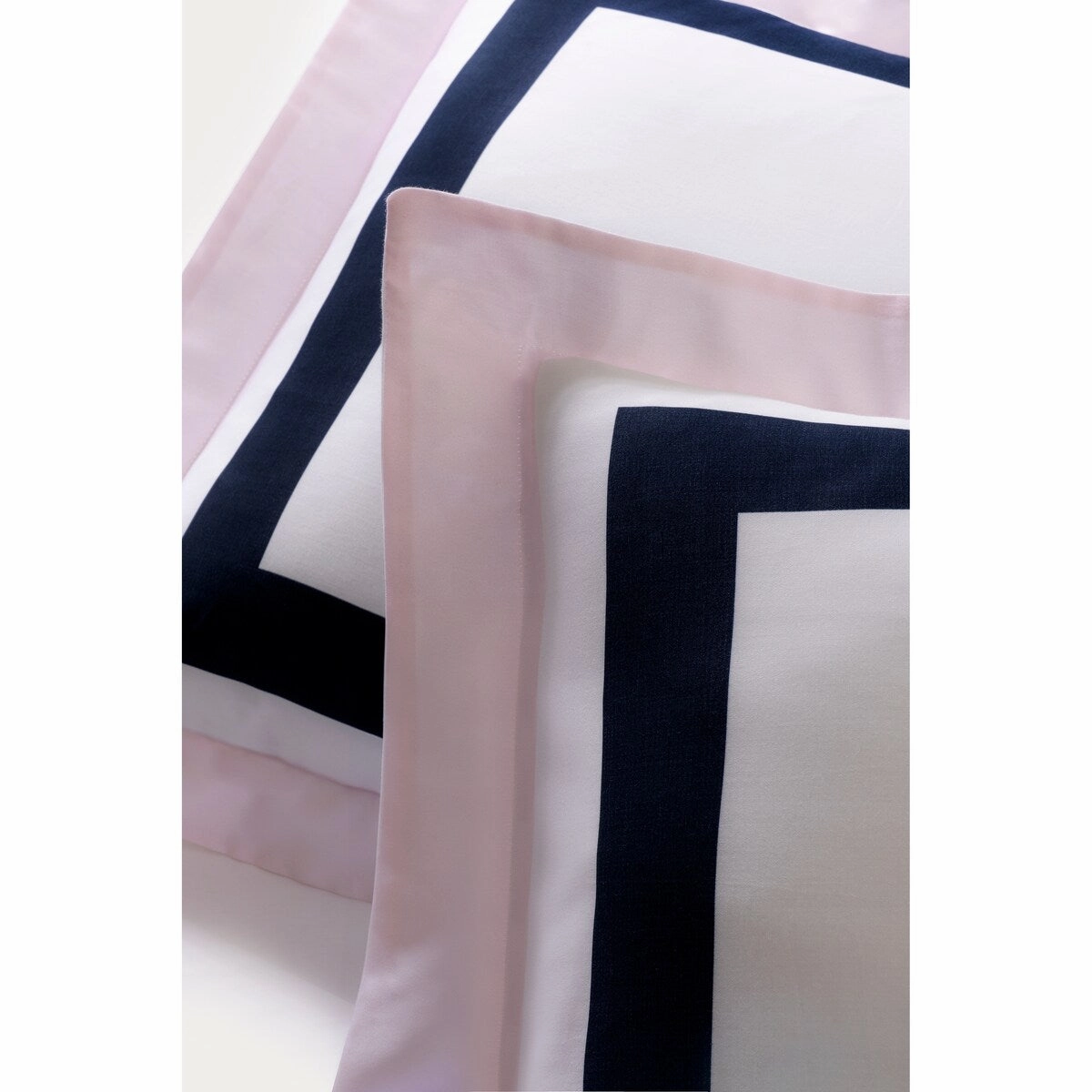 Brooks Brothers Double Border Cotton Sateen Sham Case Pair