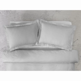 Brooks Brothers Sateen Stripe Cotton Sham Case Pair pillowcases,cotton pillow covers,bed linen