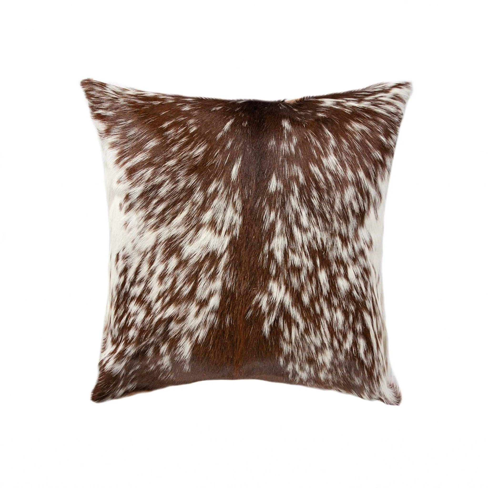 Brown & White Peppered Cowhide Throw Pillow storage cart, utility cart