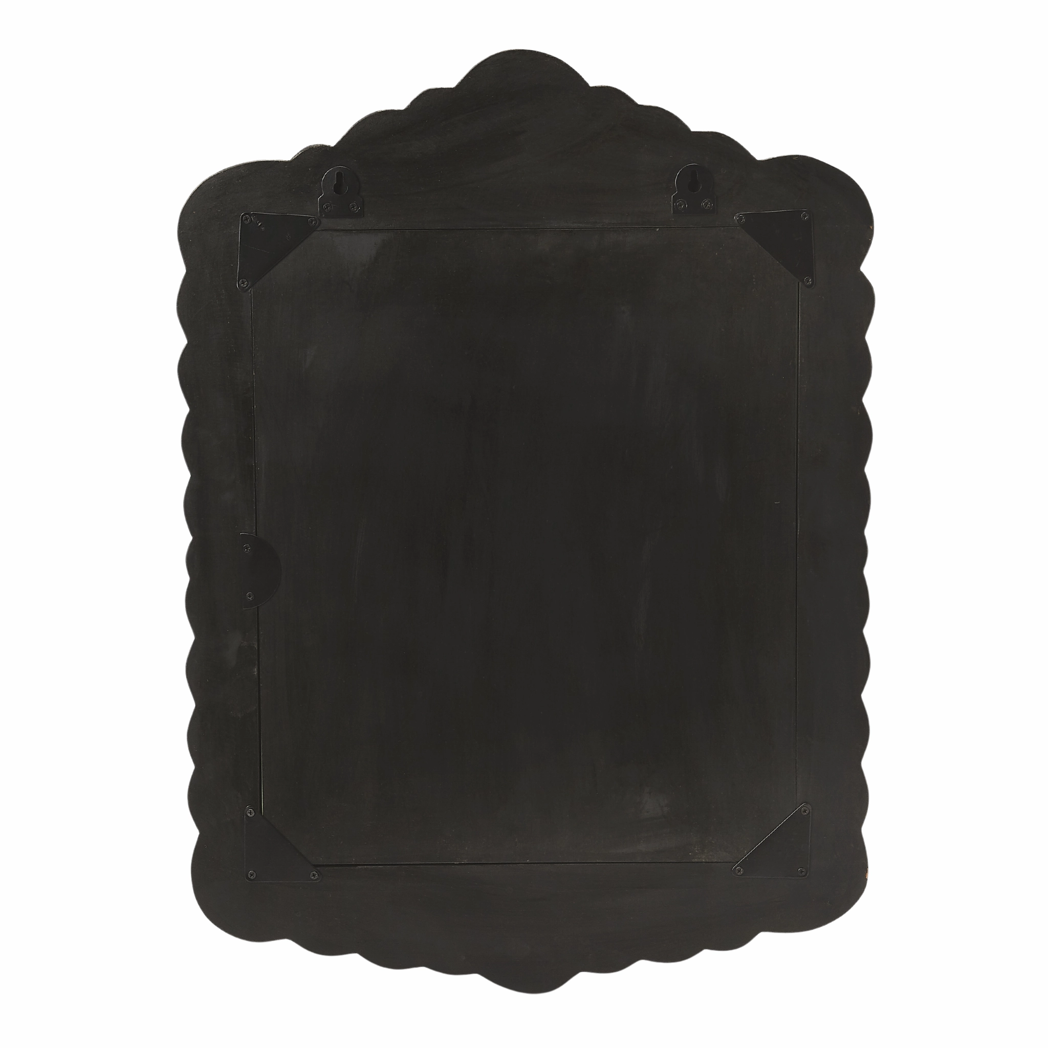 Brown Bone Inlay Mosaic Floral Wall Mirror