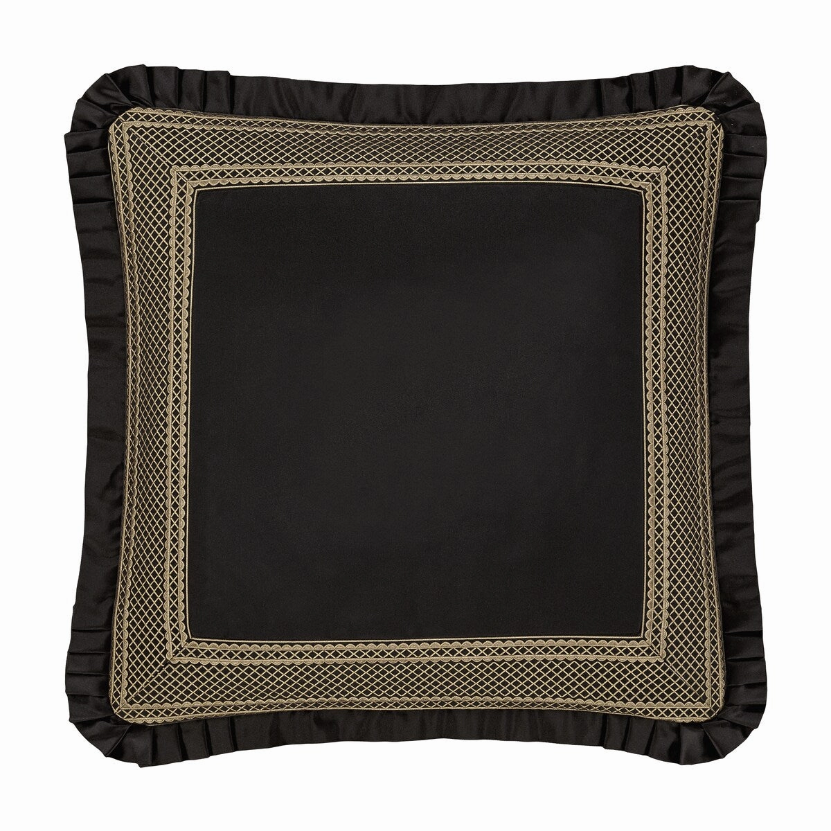 Brunello Black And Gold Euro Sham pillowcases,cotton pillow covers,bed linen