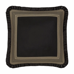 Brunello Black And Gold Euro Sham pillowcases,cotton pillow covers,bed linen