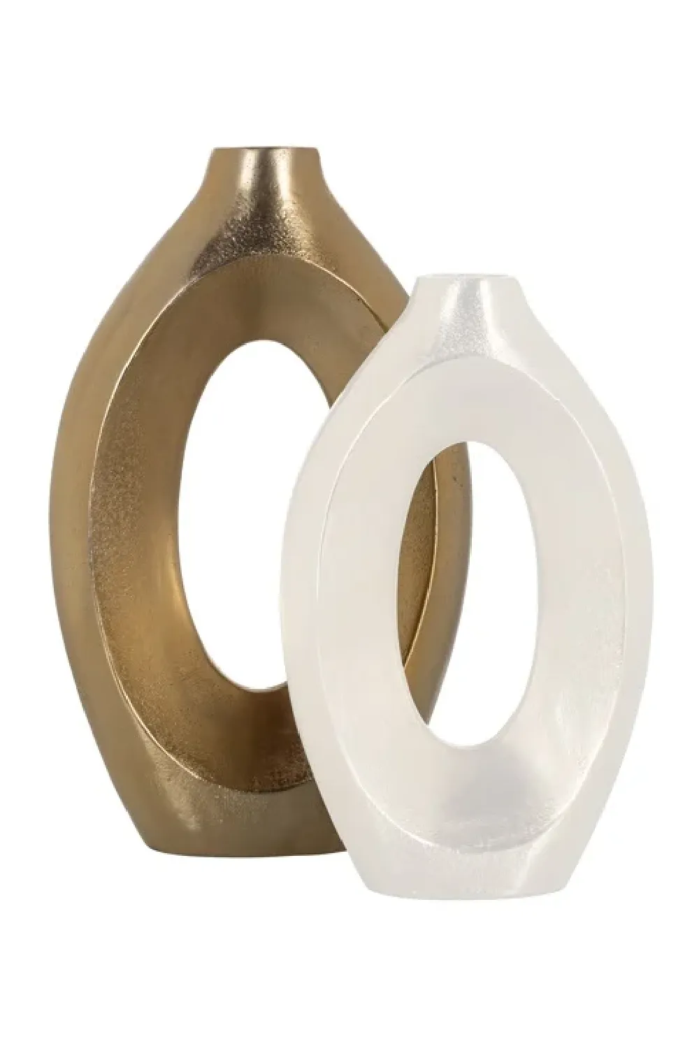 Brushed Gold Modern Vase | OROA Alma