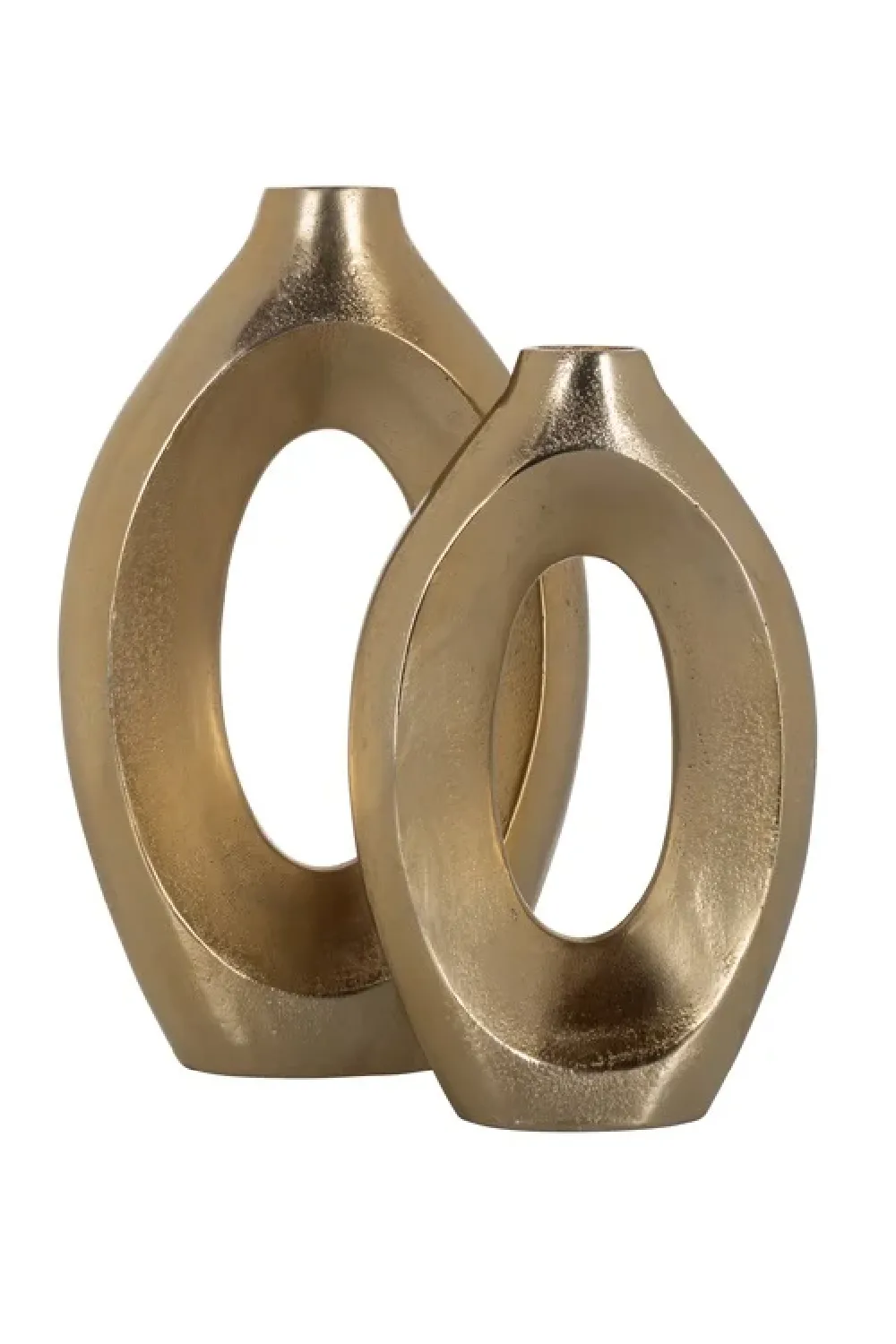 Brushed Gold Modern Vase | OROA Alma