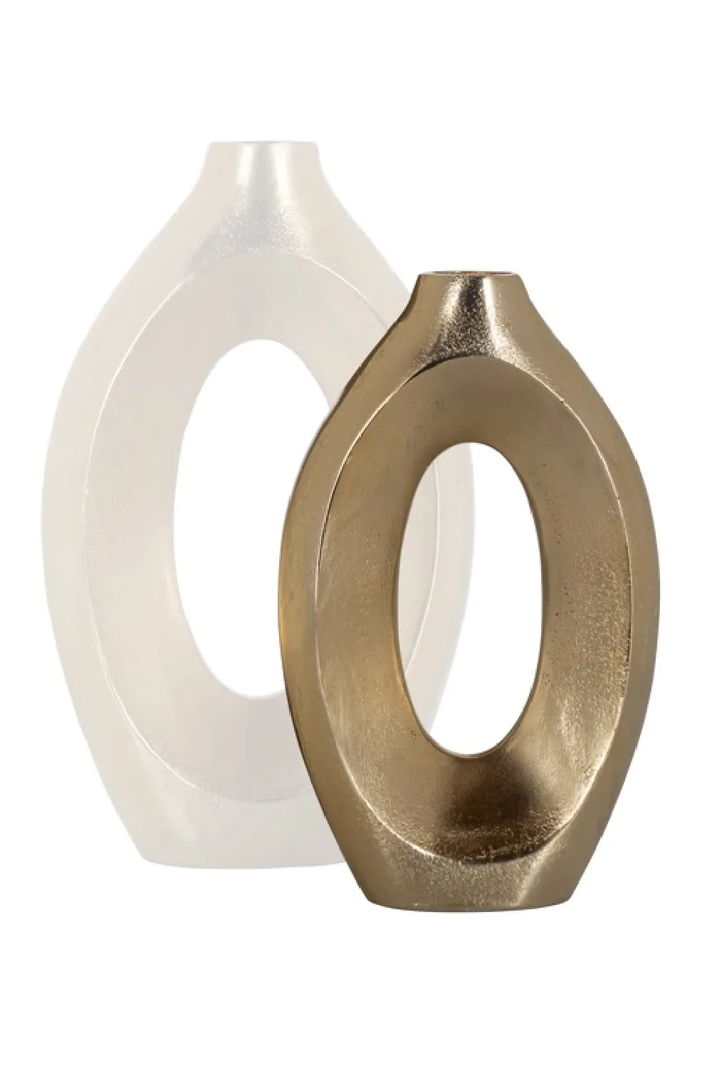 Brushed Gold Modern Vase | OROA Alma