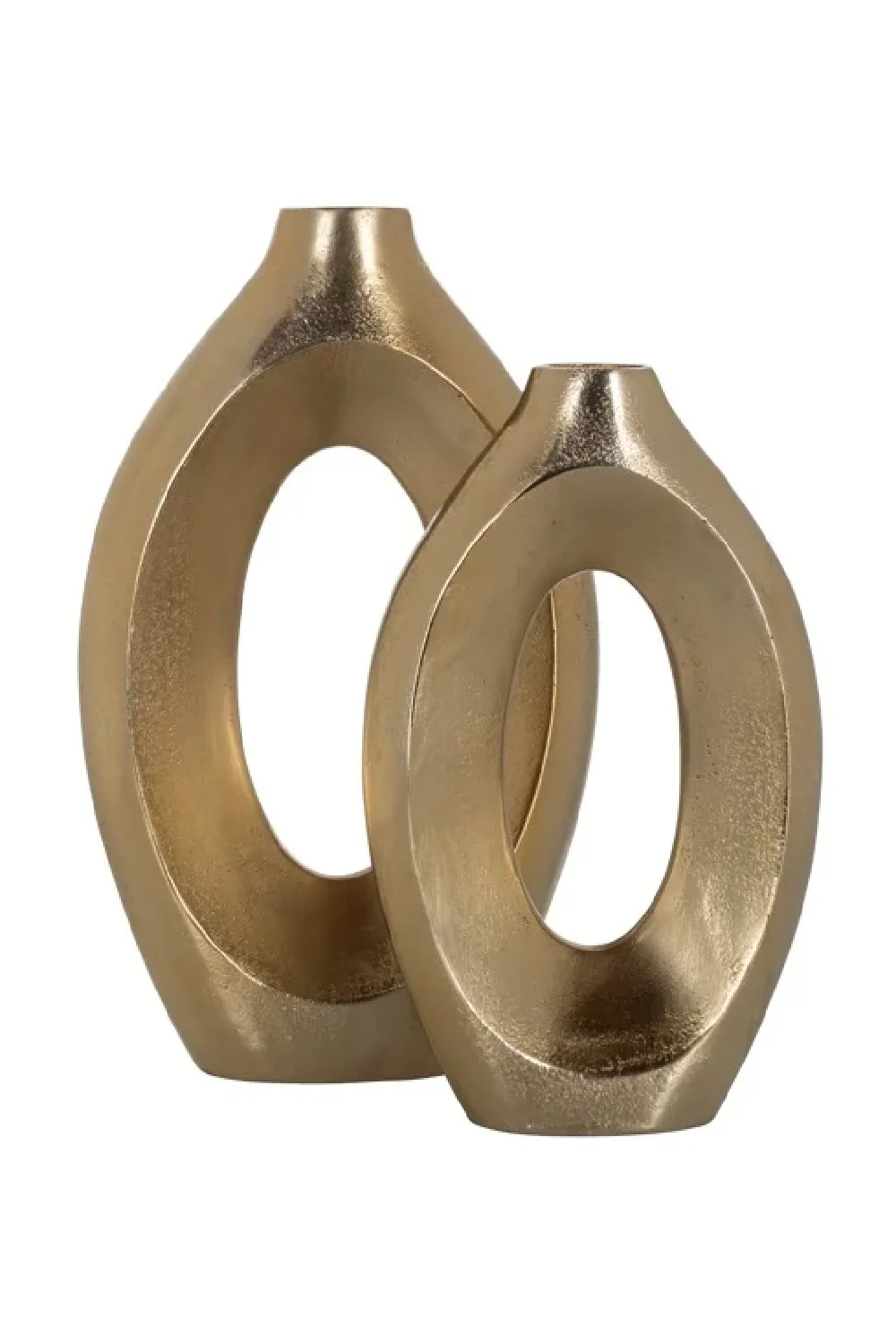 Brushed Gold Modern Vase | OROA Alma