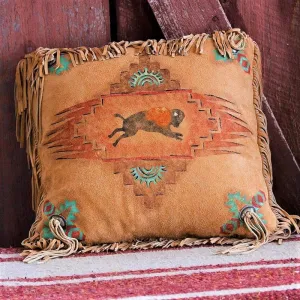Buffalo Art Suede Deer Throw Pillow storage cart, utility cart