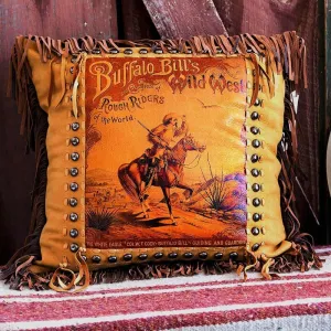 Buffalo Bill's Wild West Vintage Poster Pillow storage cart, utility cart