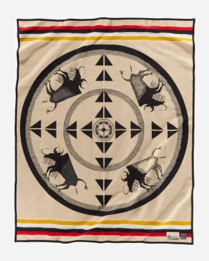 Buffalo Nation Pendleton Wool Blanket bookcase, standing shelf