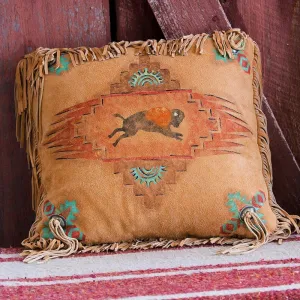 Buffalo Spirit Throw Pillow storage cart, utility cart