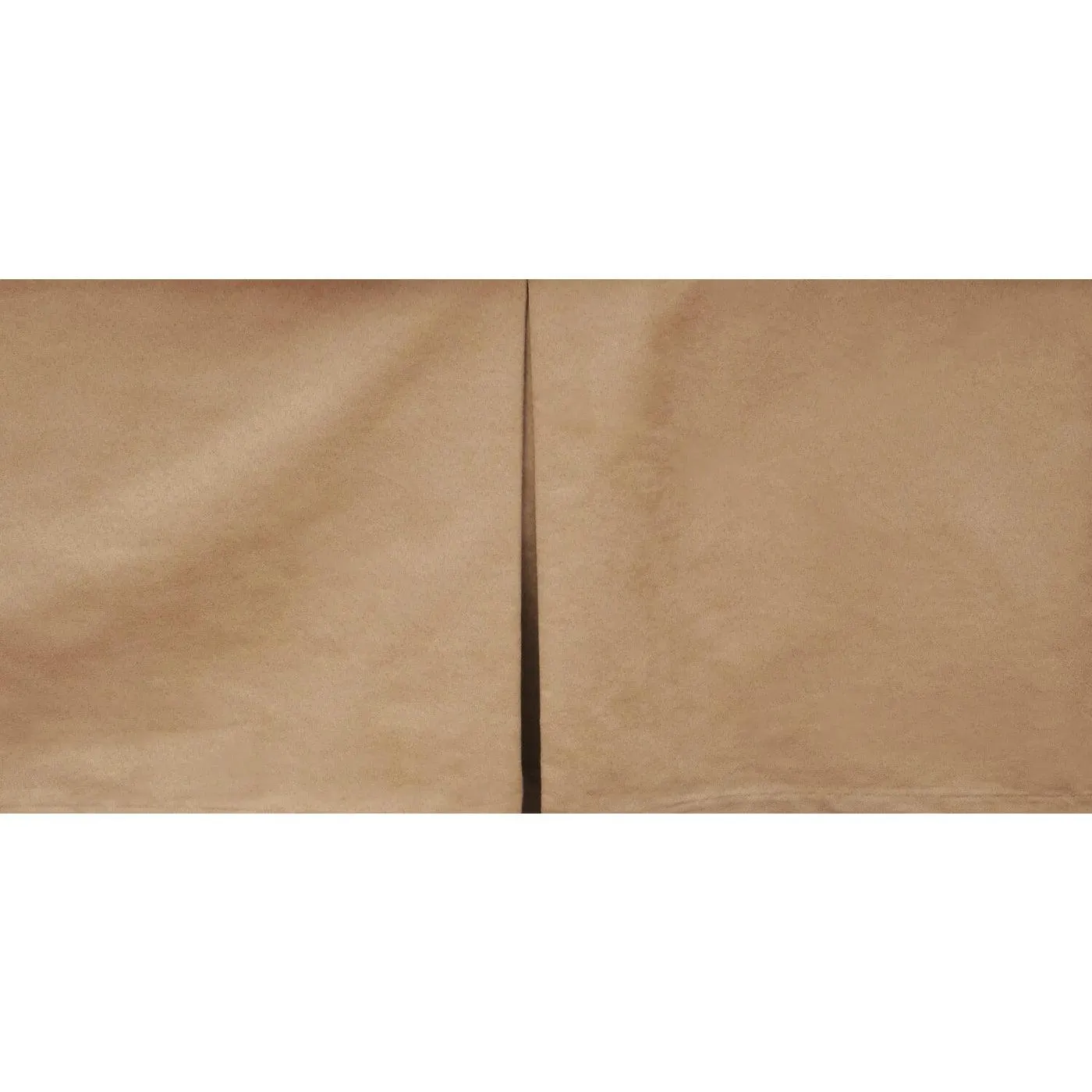 Buffalo Springs Suede Bed Skirt bed skirt, dust ruffle