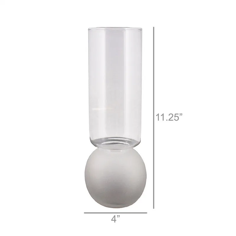 Bulb Vase Tall - Frost
