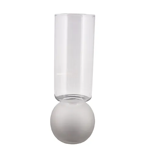 Bulb Vase Tall - Frost