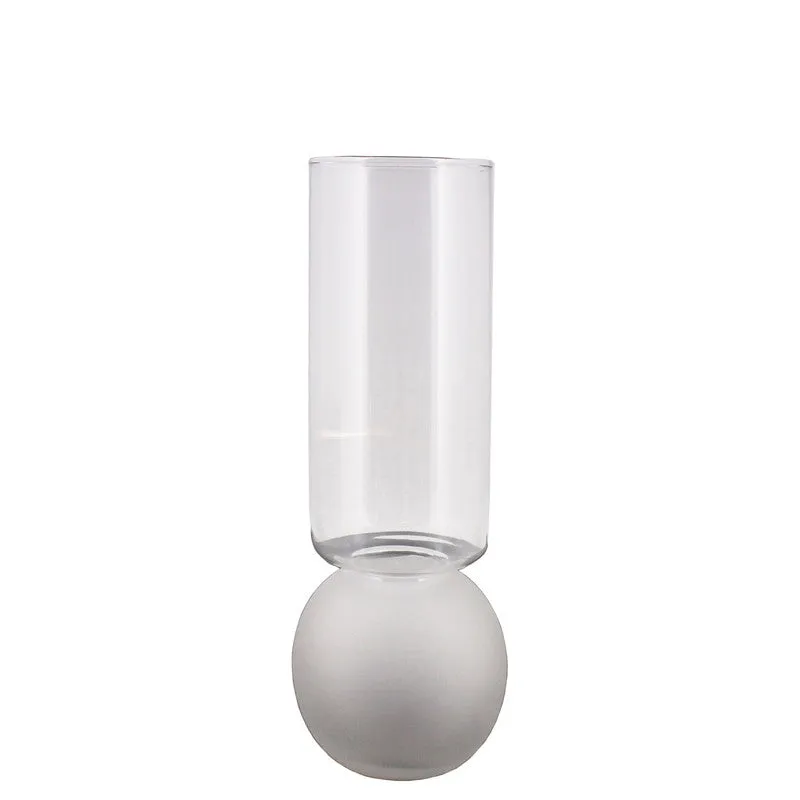 Bulb Vase Tall - Frost Vase,Ceramic Vase
