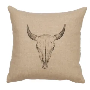 Bull Skull Image Throw Pillows - 8 Colors storage cart, utility cart