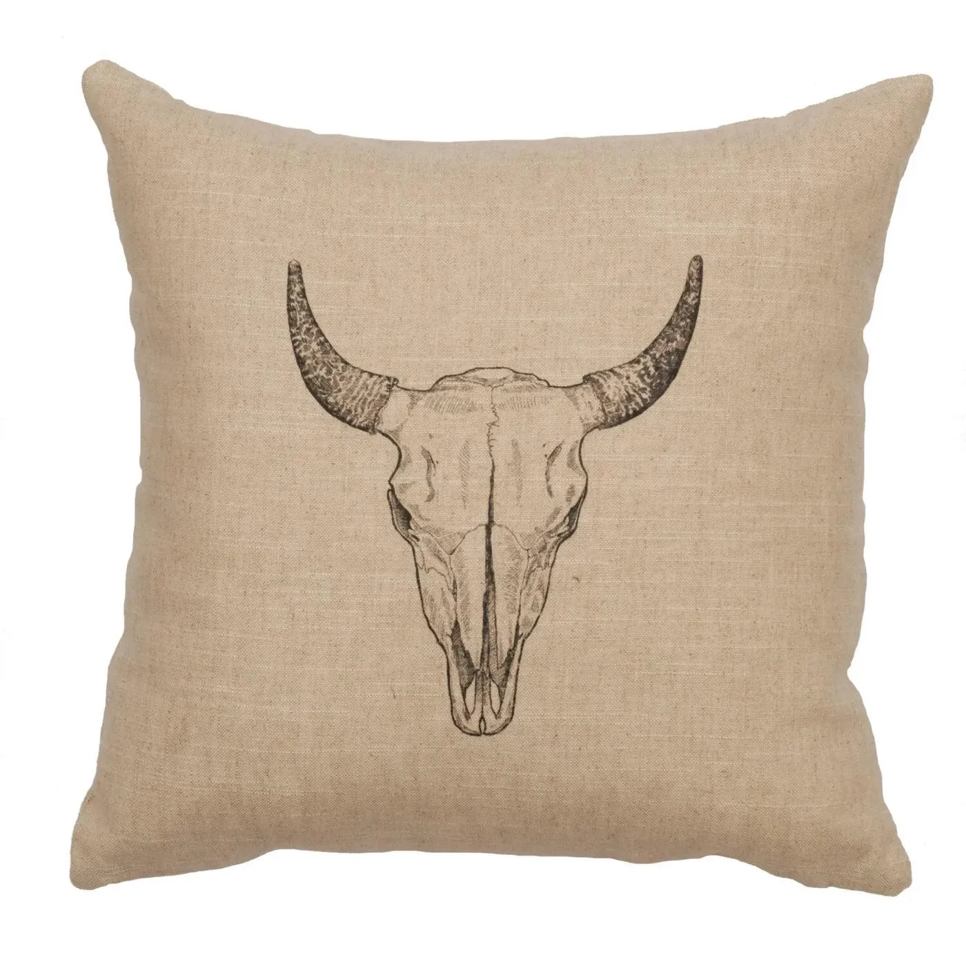 Bull Skull Image Throw Pillows - 8 Colors storage cart, utility cart