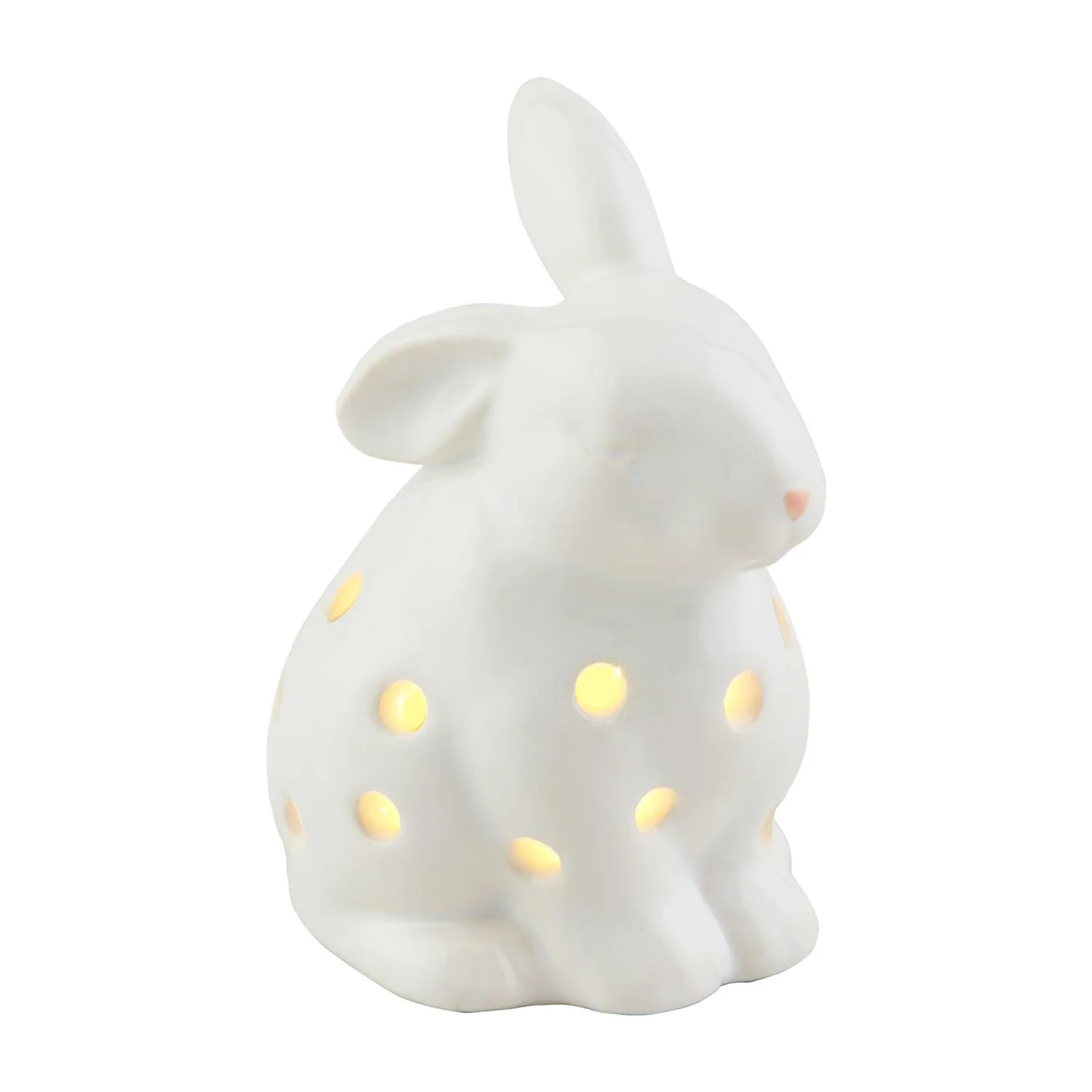 Bunny Light-Up Sitter Decorative Mirror,Home Decor Mirror