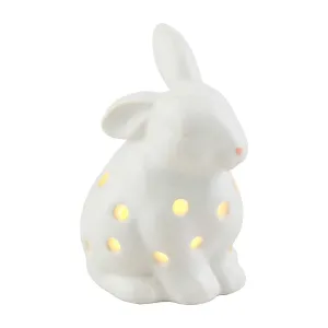 Bunny Light-Up Sitter Decorative Mirror,Home Decor Mirror