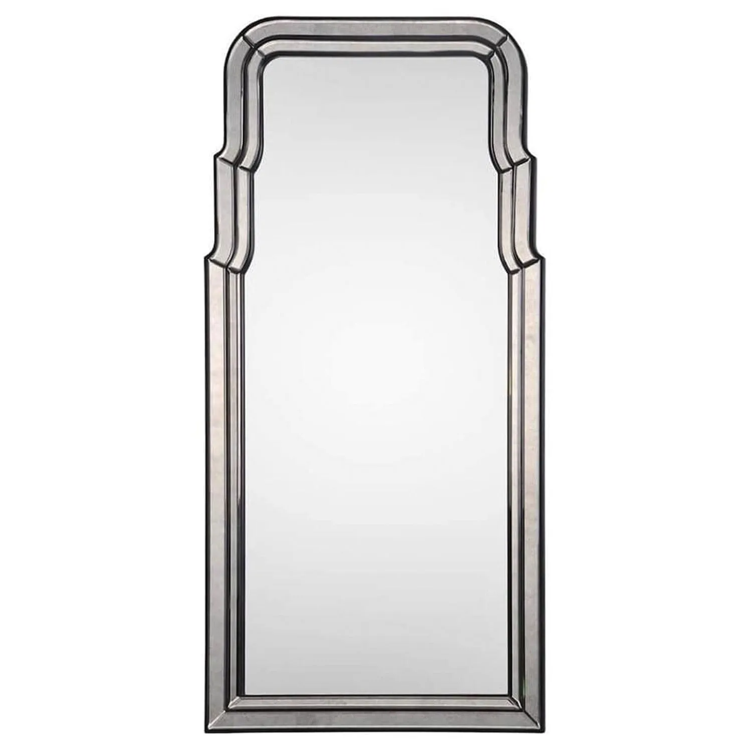 Bunny Williams Hand Carved Queen Anne Mirror - Available in 2 Finishes