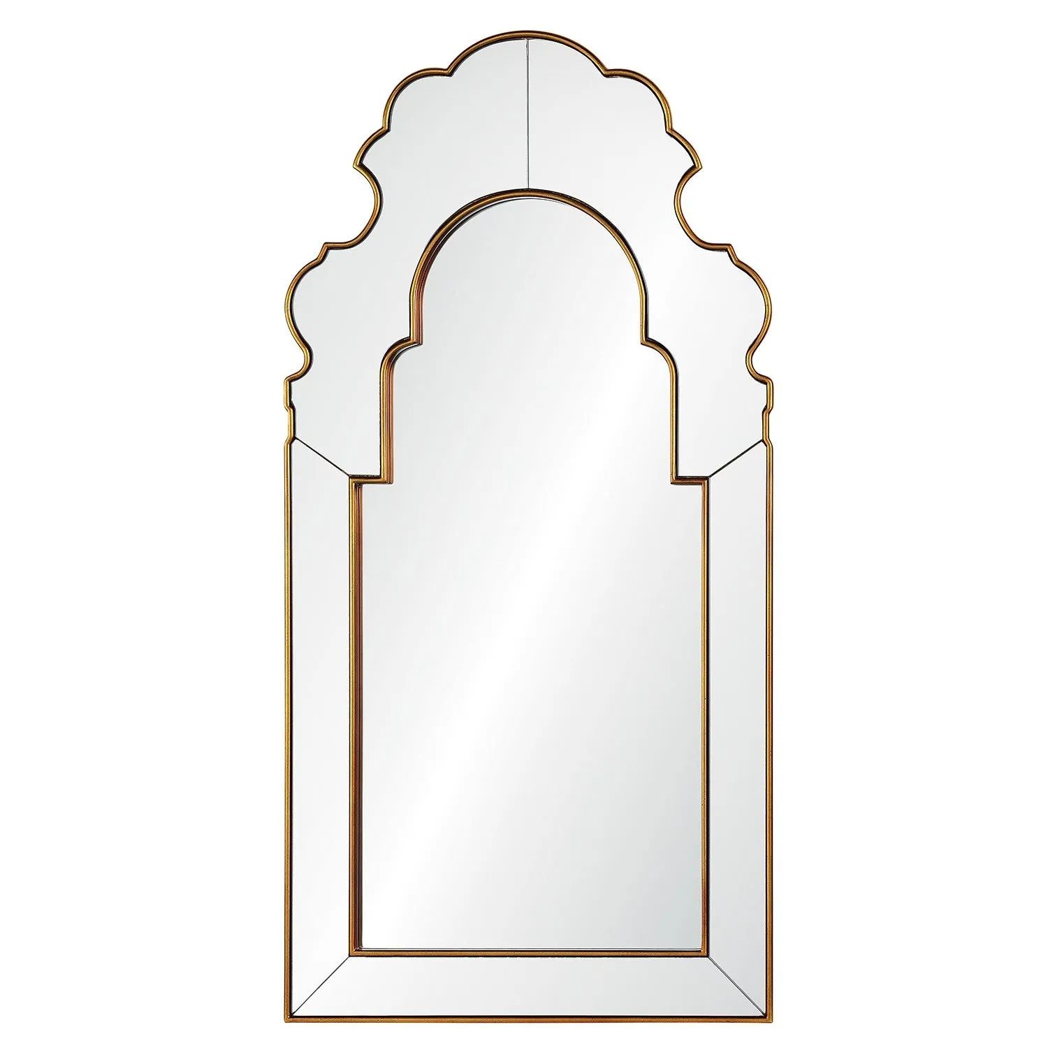 Bunny Williams Queen Anne Distressed Gold Leaf Framed Wall Mirror Cutting Board,Kitchen Board