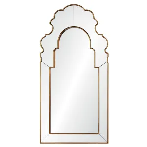 Bunny Williams Queen Anne Distressed Gold Leaf Framed Wall Mirror Cutting Board,Kitchen Board