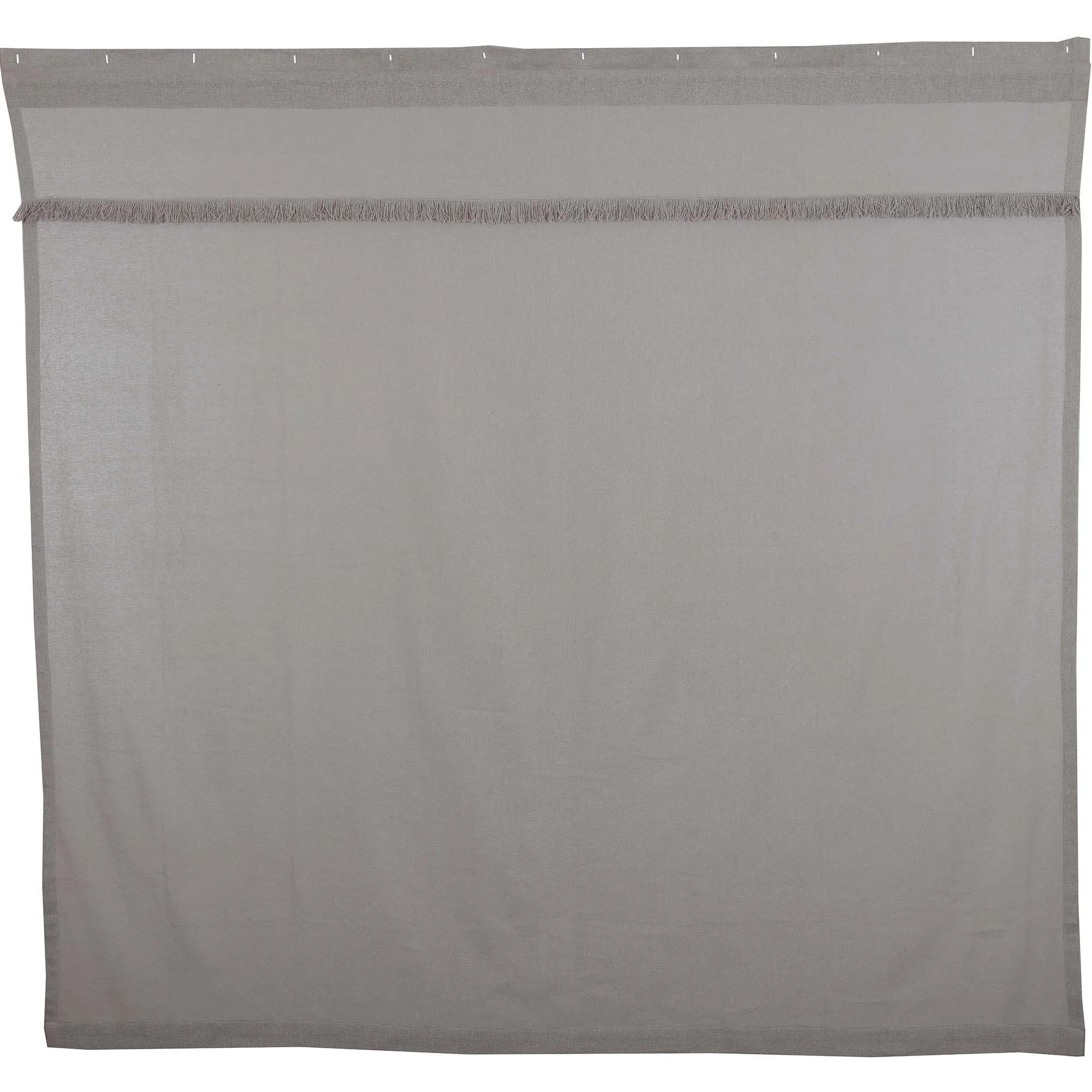 Burlap Dove Grey Shower Curtain