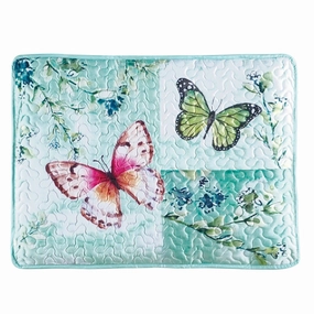 Butterfly Mint-Colored Patchwork Pillow Sham pillowcases,cotton pillow covers,bed linen