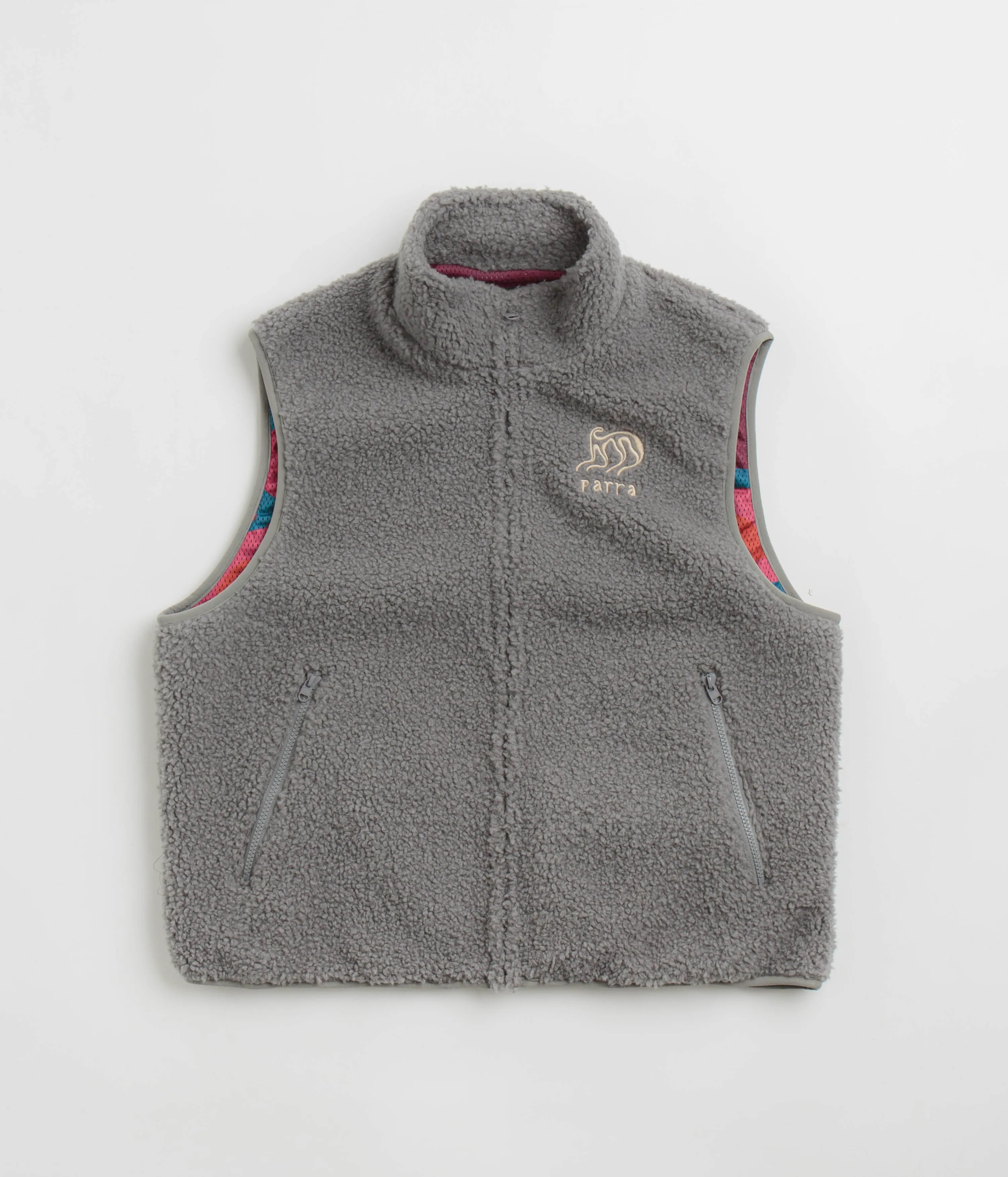 by Parra Chest Alien Vest - Grey Parra Clothing