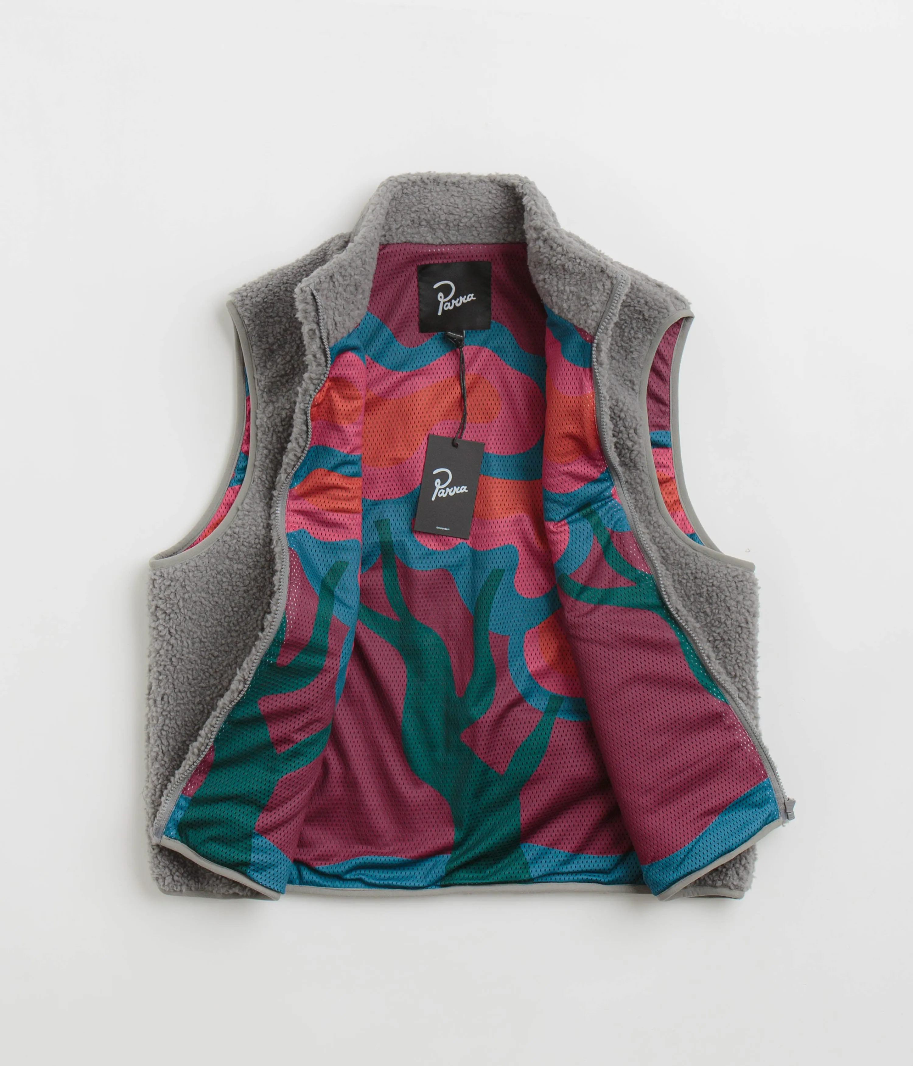 by Parra Chest Alien Vest - Grey Parra Clothing